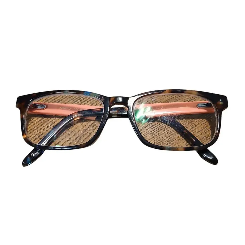 Phoebe Eyeglasses Frame ONLY P268‎ Women Multicolor Full Rim Rectangle 52-16-135